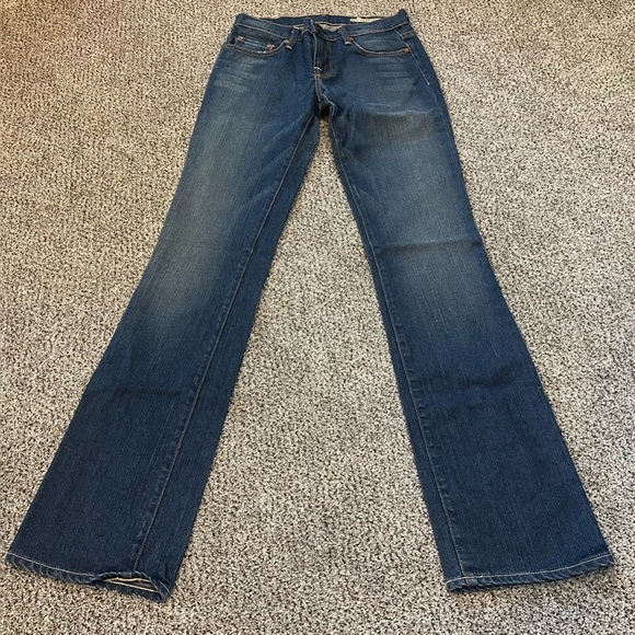 CHIP & PEPPER Size 24 Blue Distressed Jeans R $295 - Picture 2 of 10
